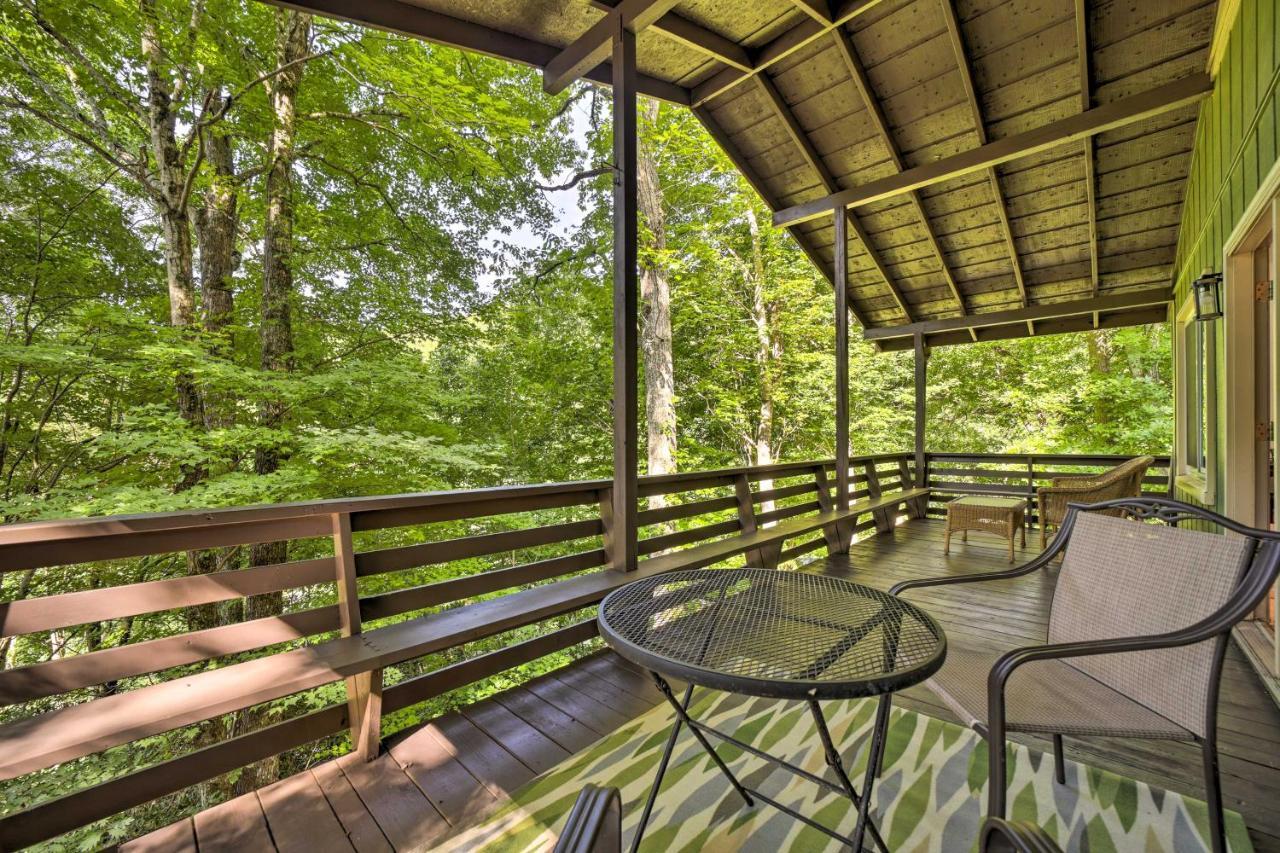 Charming Maggie Valley Getaway With Fire Pit! Exteriör bild
