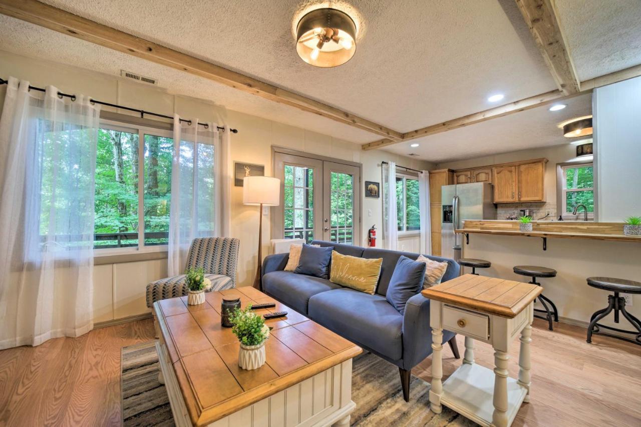 Charming Maggie Valley Getaway With Fire Pit! Exteriör bild