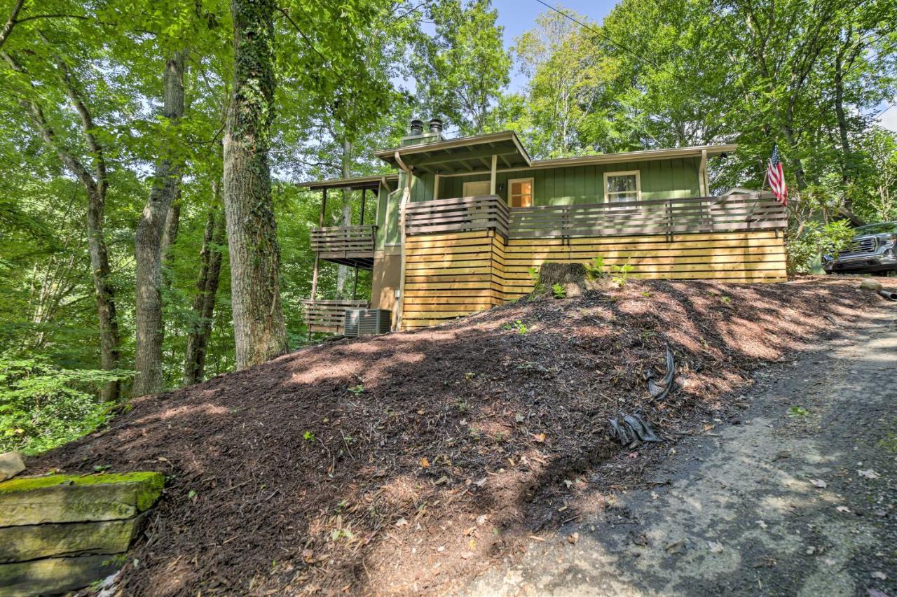 Charming Maggie Valley Getaway With Fire Pit! Exteriör bild