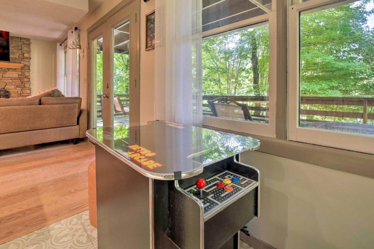 Charming Maggie Valley Getaway With Fire Pit! Exteriör bild