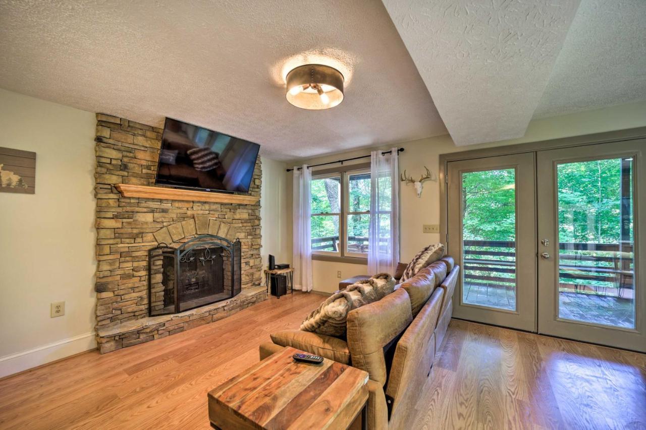 Charming Maggie Valley Getaway With Fire Pit! Exteriör bild